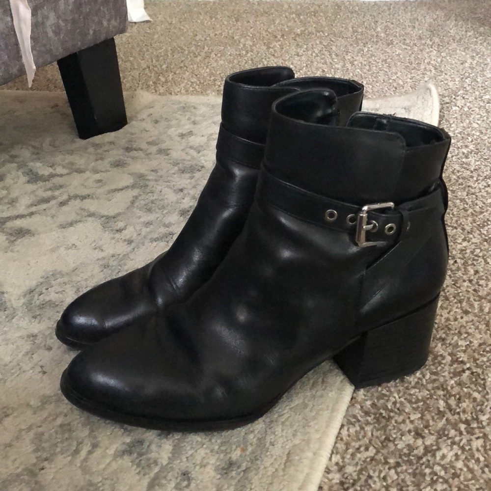 Sam Edelman buckle booties- size 10